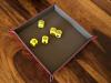  Tacka na kości (dice tray) - #04 Szaro-różowa 